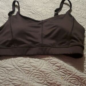 Athletic works black sports bra size large